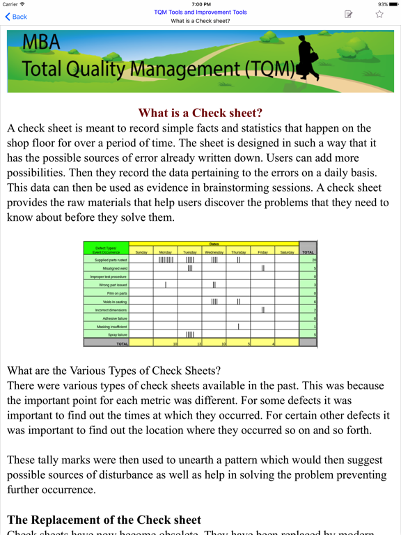 Screenshot #6 pour MBA TQM -Total Quality Mgmt