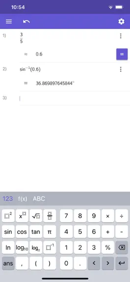 Game screenshot GeoGebra Scientific Calculator apk