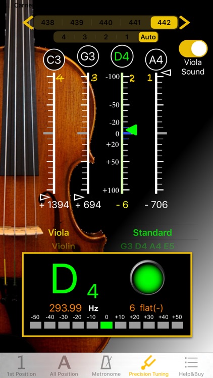 Viola Tuner - Pitch