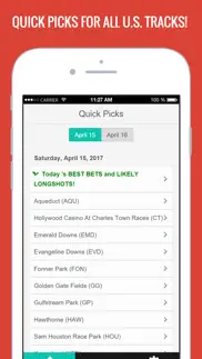 horse racing picks & hot tips! iphone screenshot 1