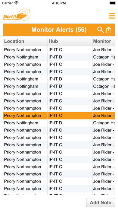 Screenshot #3 pour My Alert-iT Data
