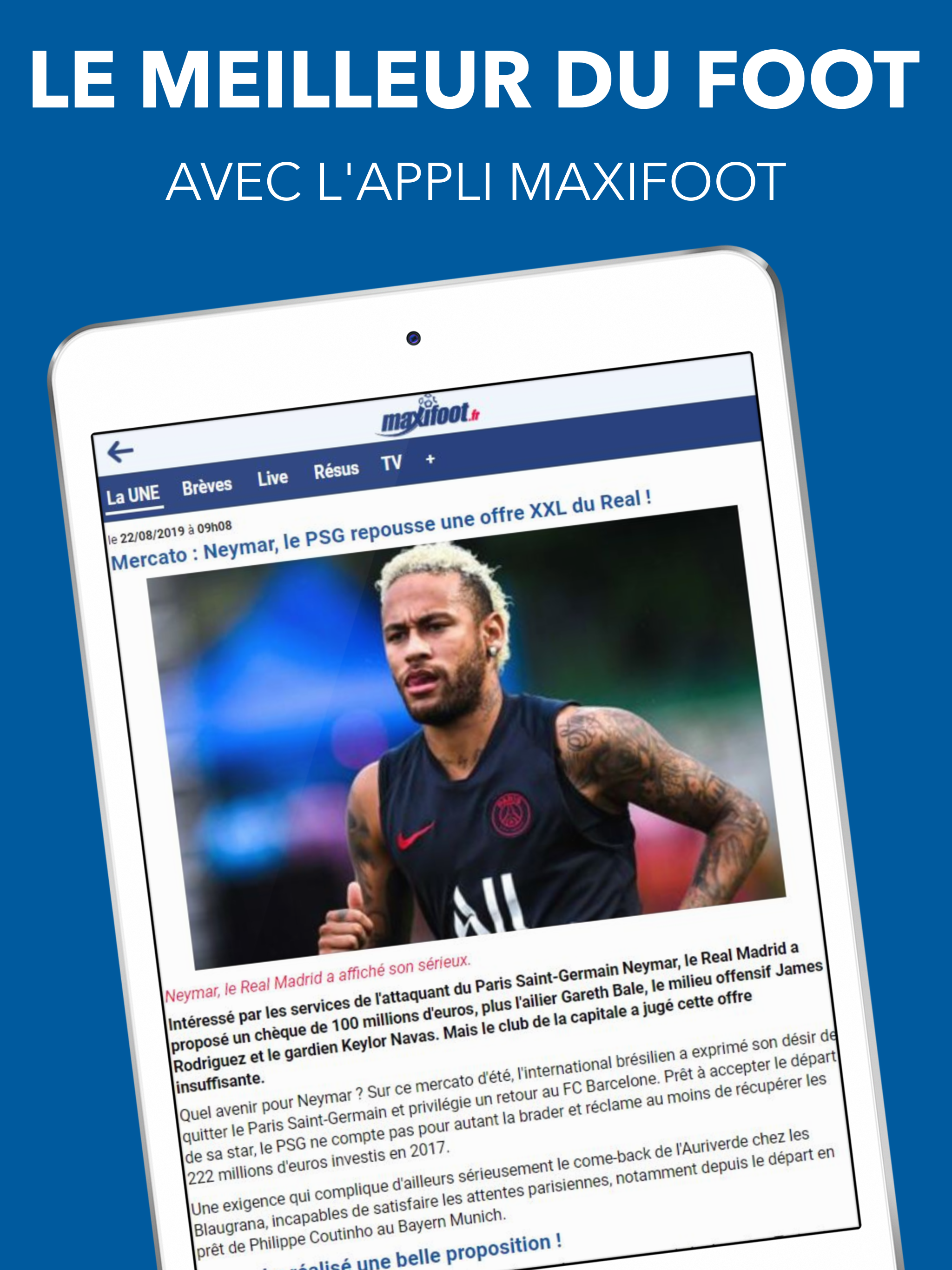 Mercato foot par Maxifoot screenshot 6