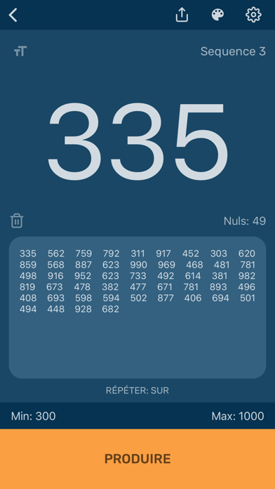Screenshot #2 pour Random Number Generator App