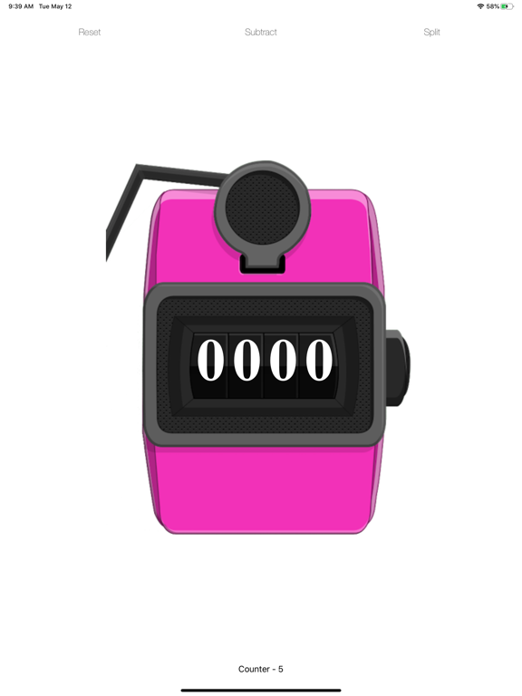 Tap Tap Counter iPad screenshot 7 - Utilities app