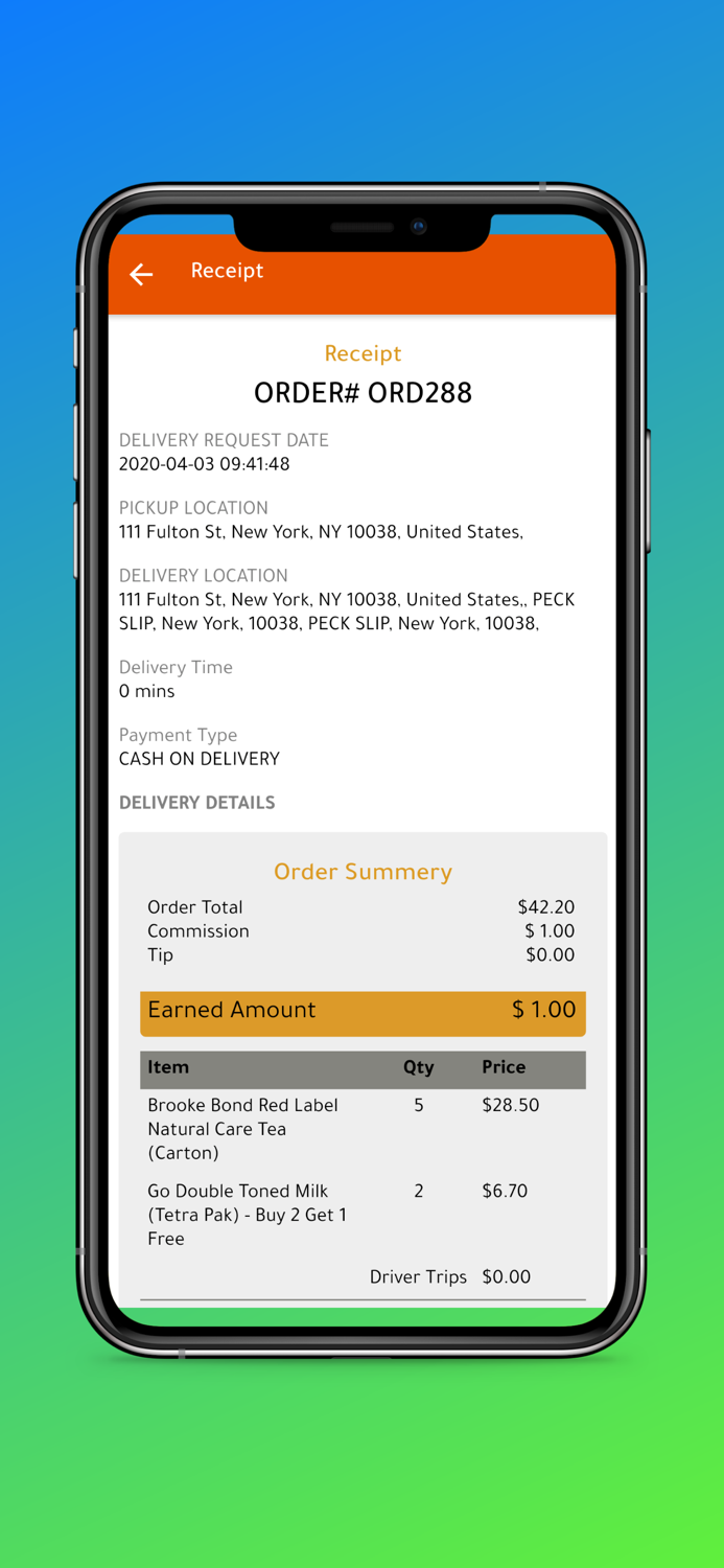Go4FoodDelivery - Driver App