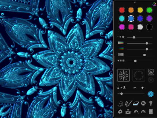 iOrnament: draw mandala & art iPad app afbeelding 6