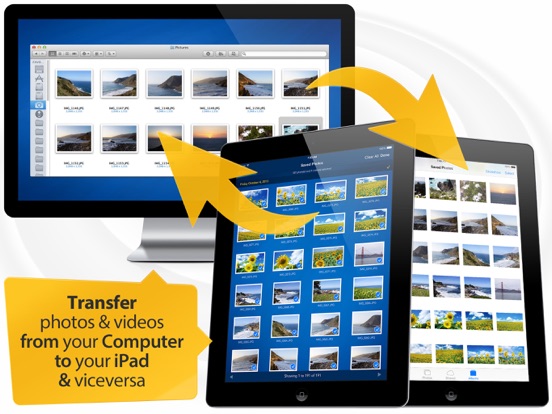 Photo Transfer App PRO iPad app afbeelding 2