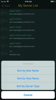 iterminal - ssh telnet client iphone screenshot 2