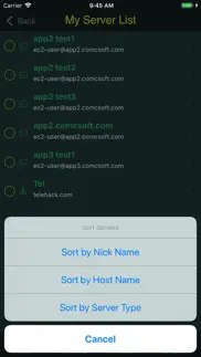 iterminal - ssh telnet client iphone resimleri 2