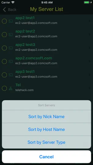 ITerminal - SSH Telnet Client iPhone Ekran Görüntüsü 2