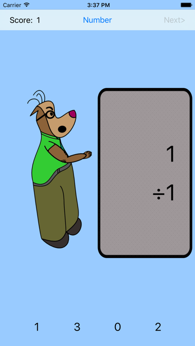 Screenshot #2 pour Division Drills - Flashcards