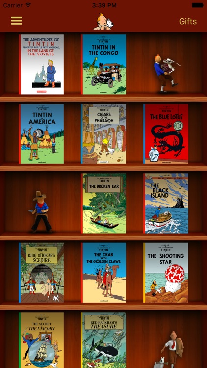 Combina com o Tintin na App Store