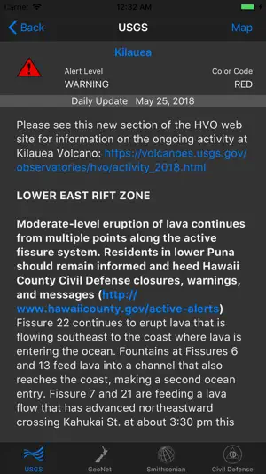 Volcano Updates screenshot 2