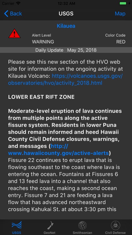 Volcano Updates