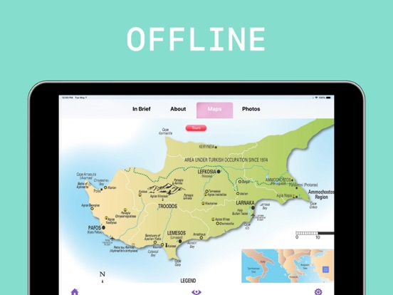 Cyprus Travel Guide . iPad screenshot 4 - Navigation app