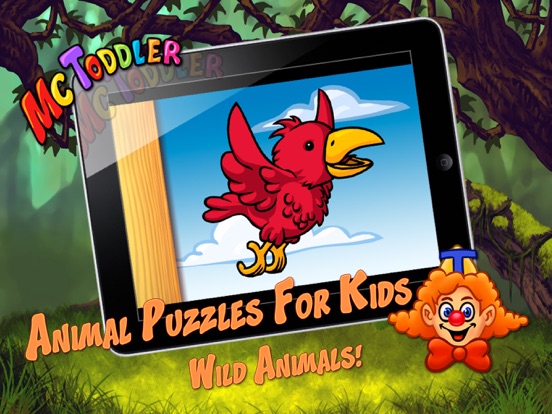 De Wilde Dieren Vormen Puzzel iPad app afbeelding 4