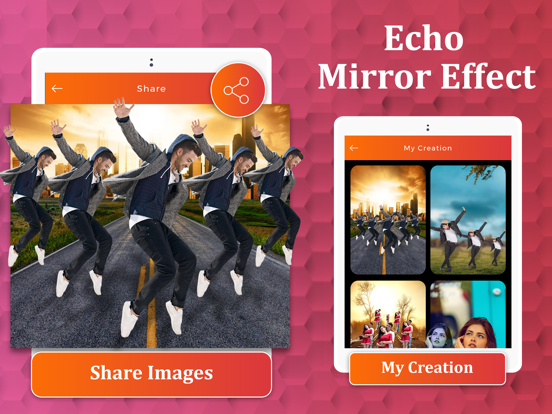 Echo Magic Mirror Photo Effect iPad screenshot