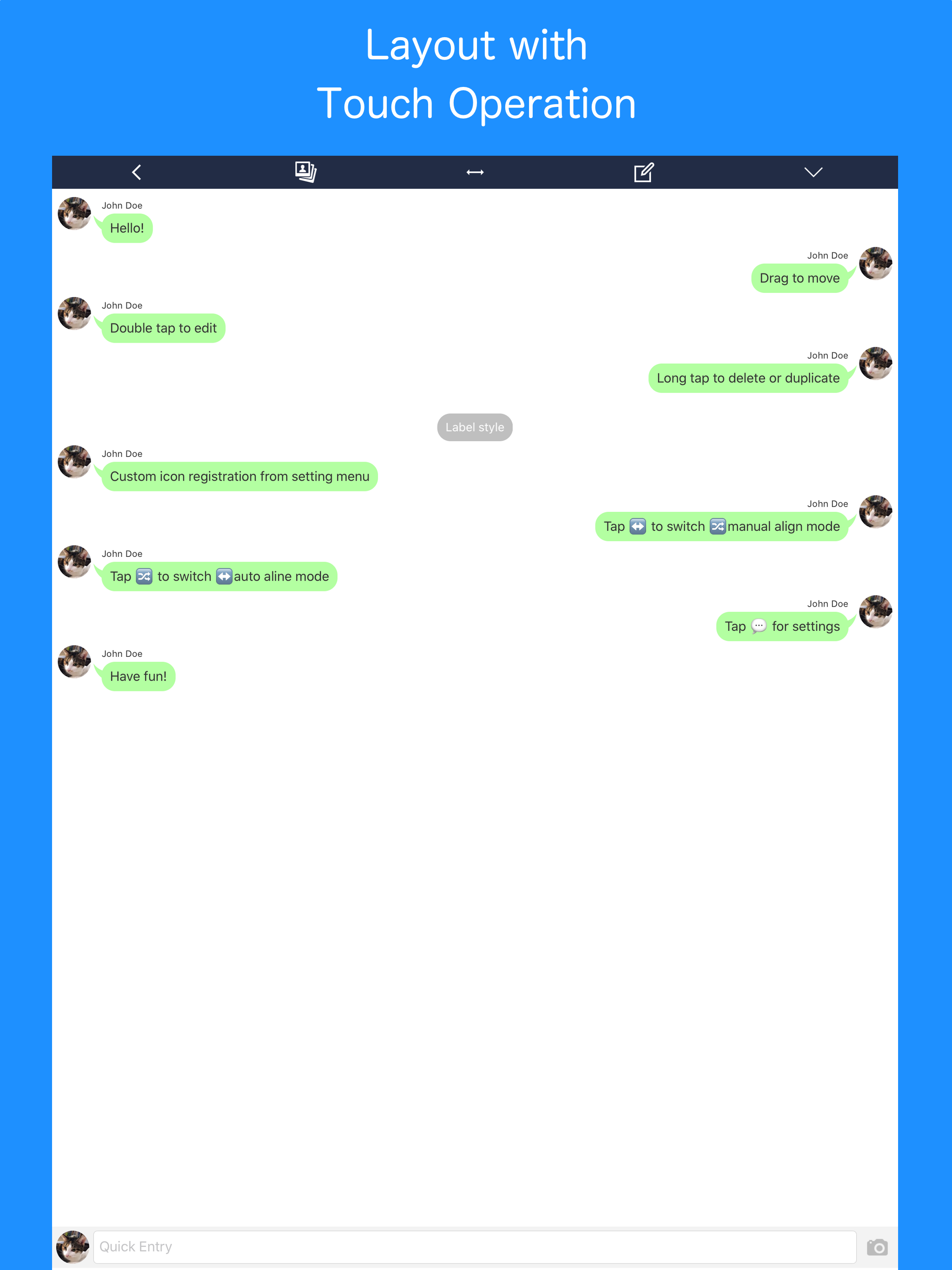 StickyTalking