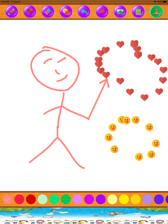 Screenshot #4 pour Drawing pad: Sketch board easy