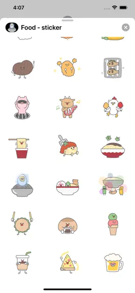 Game screenshot Food - sticker apk