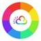 Rainbow Weather Widget is elegant, unique and simple