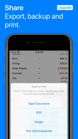 Digits Basic Tape Calculator screenshot 5