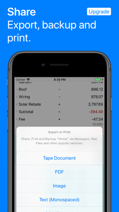 Digits Basic Tape Calculator screenshot 5