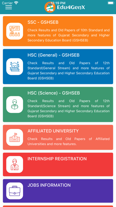 Screenshot 1 of Edu4GenX App