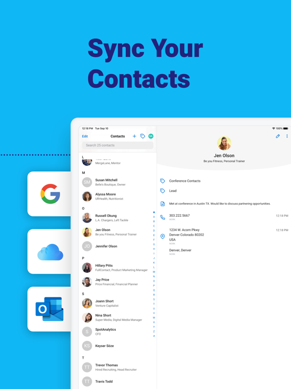 Screenshot #5 pour Contacts+ | Address Book