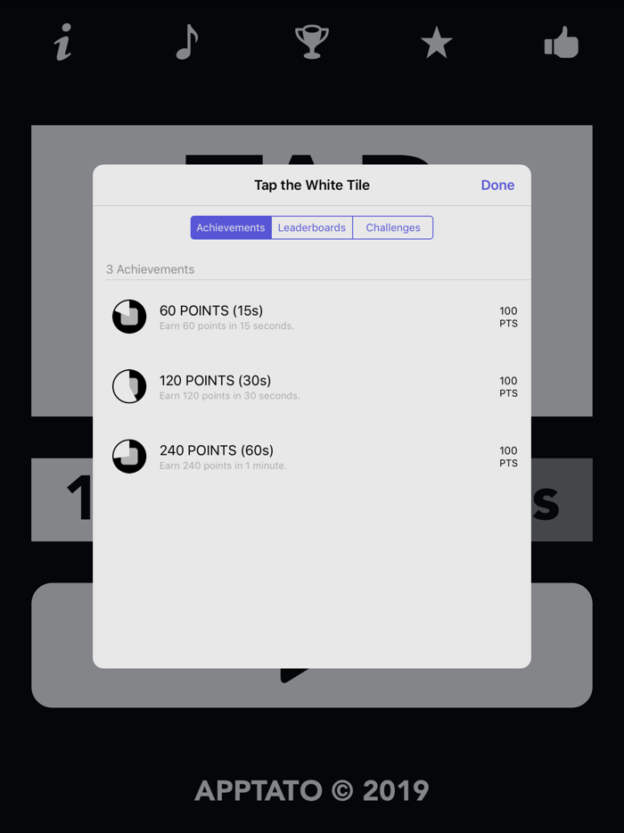 Tap the White Tile