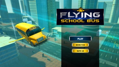 Real School Bus Flying Screenshot