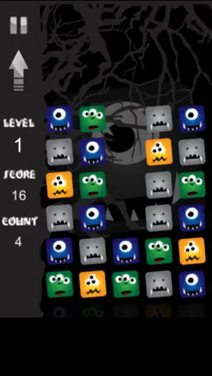 Captura de pantalla de Cubimon en iPhone 4