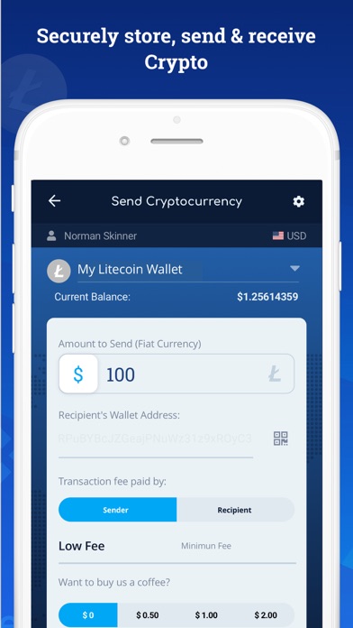 DoWallet Bitcoin Wallet Screenshot