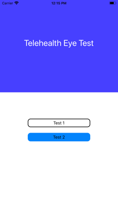 Telehealth Eye Test screenshot 1