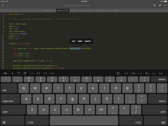 Screenshot #1 for GoCoEdit - Code & Text Editor