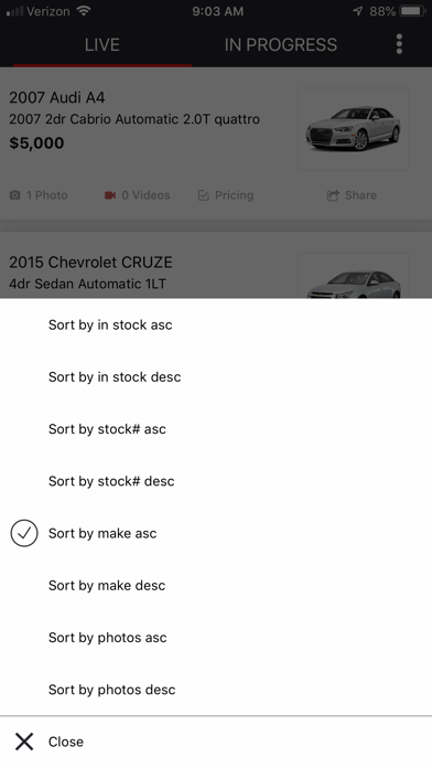eBizAutos Screenshot
