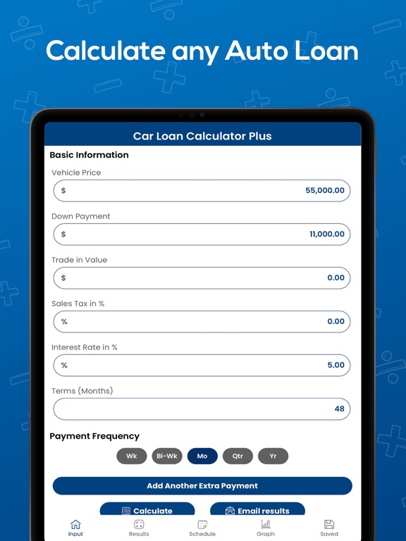 Screenshot #4 pour Car Loan Calculator Plus