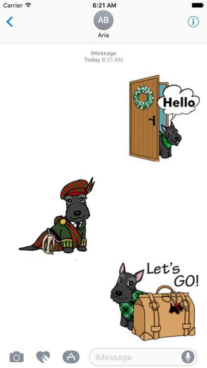 Cute Scottish Terrier Dog Icon