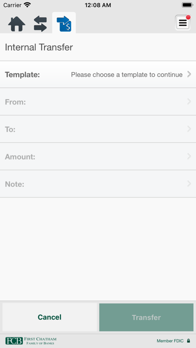 First Chatham Bank Business Screenshot