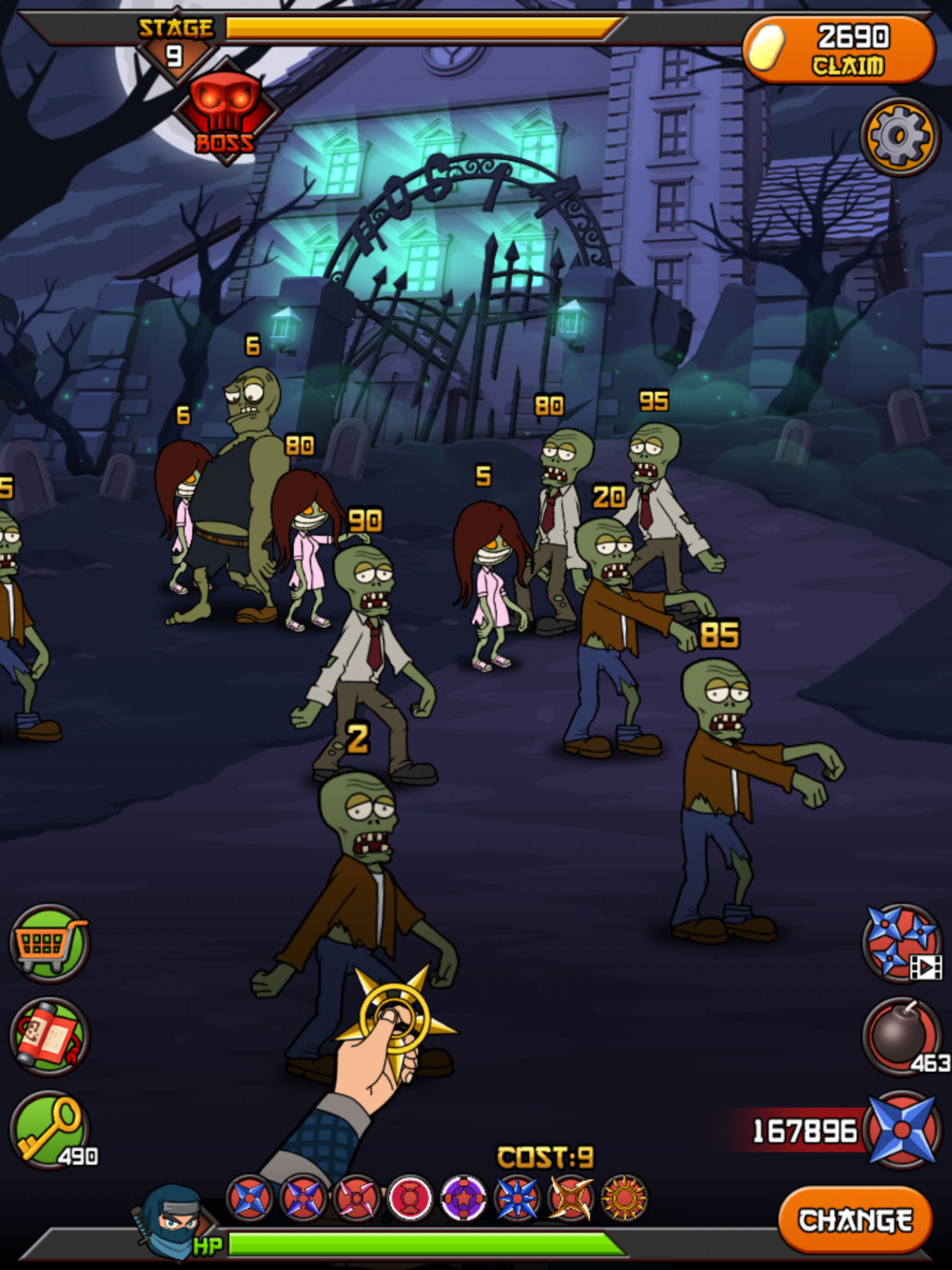 Zombies vs Ninja