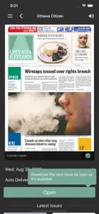 Ottawa Citizen ePaper screenshot #2 for iPhone