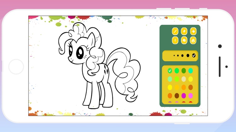 Cute Unicorn Coloring Book