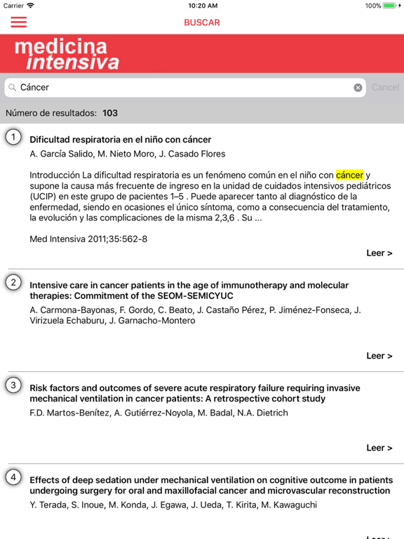 Medicina Intensiva SPA iPad screenshot 5 - Medical app