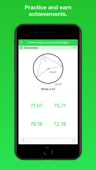 Screenshot #3 pour Mathemagics Geometry in a Dash