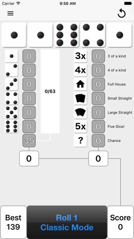 #1. Five Dice! (iOS) Podle: Colin Lyders