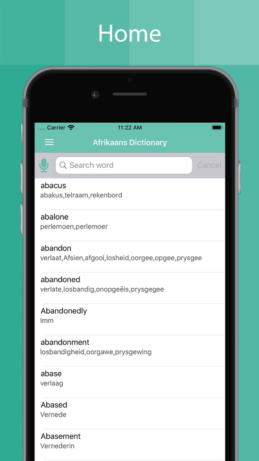 #2. Afrikaans Dictionary Offline (iOS) 由: Piyush Parsaniya