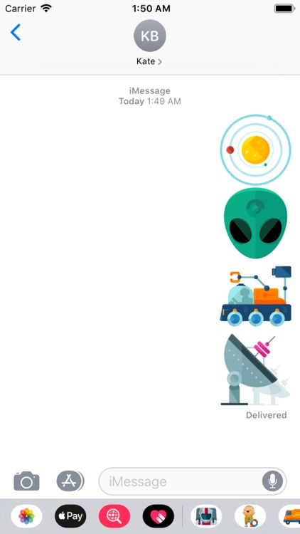 Space Station Stickers
