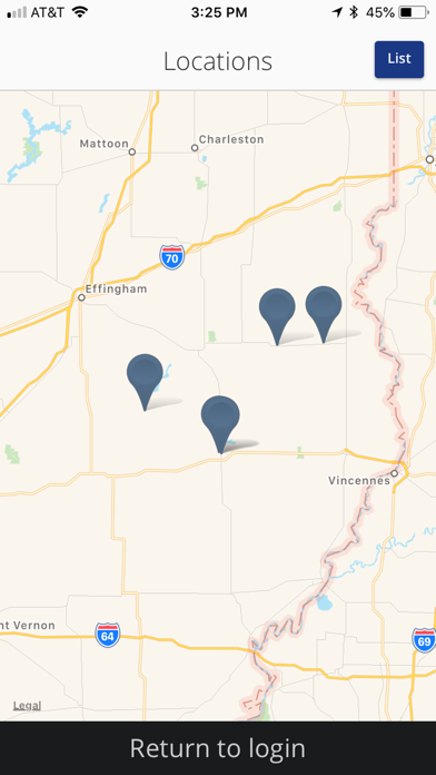 First National Bank in Olney Screenshot