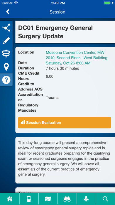 ACS Clinical Congress screenshot 3