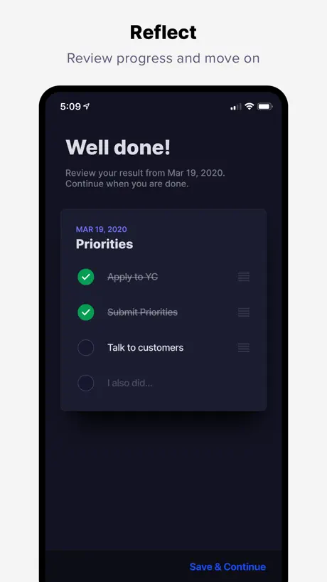 Priorities - for the busiest